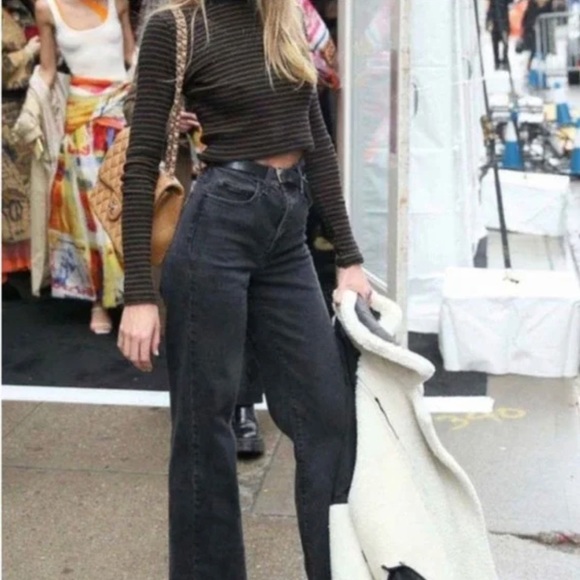 RAILS Sunset high-rise black flared jeans, size 26 - Picture 1 of 8